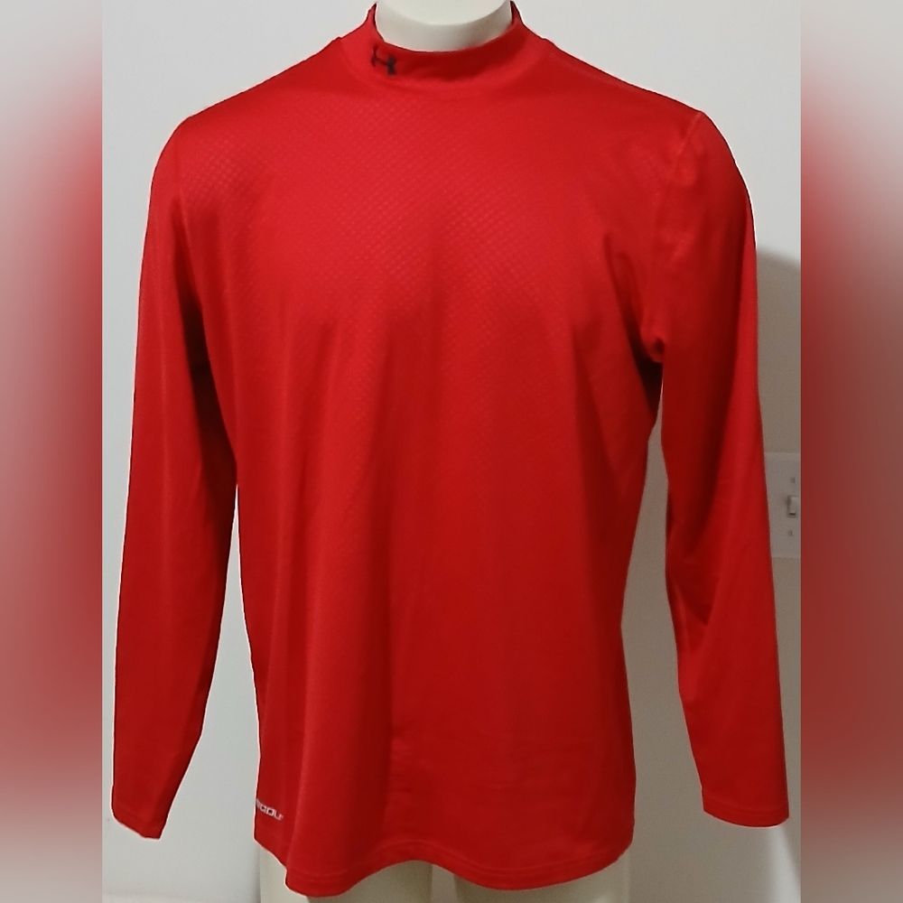 Under Armour ColdGear Mens Fitted Performance Golf Long Sleeve Pullover Size XL